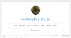 Desktop Screenshot of perdiendoelnorte.com